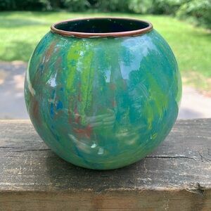 Hand Painted Votive Candle Holder